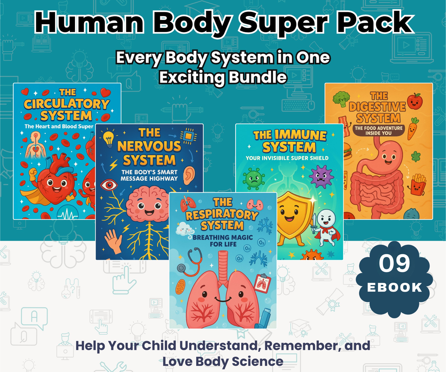 Human Body Super Pack ( 09 eBooks )