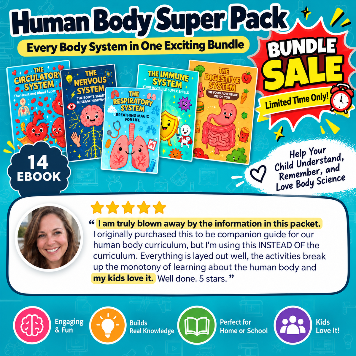 The Human Body Super Pack(14 Systems eBooks in One Bundle)
