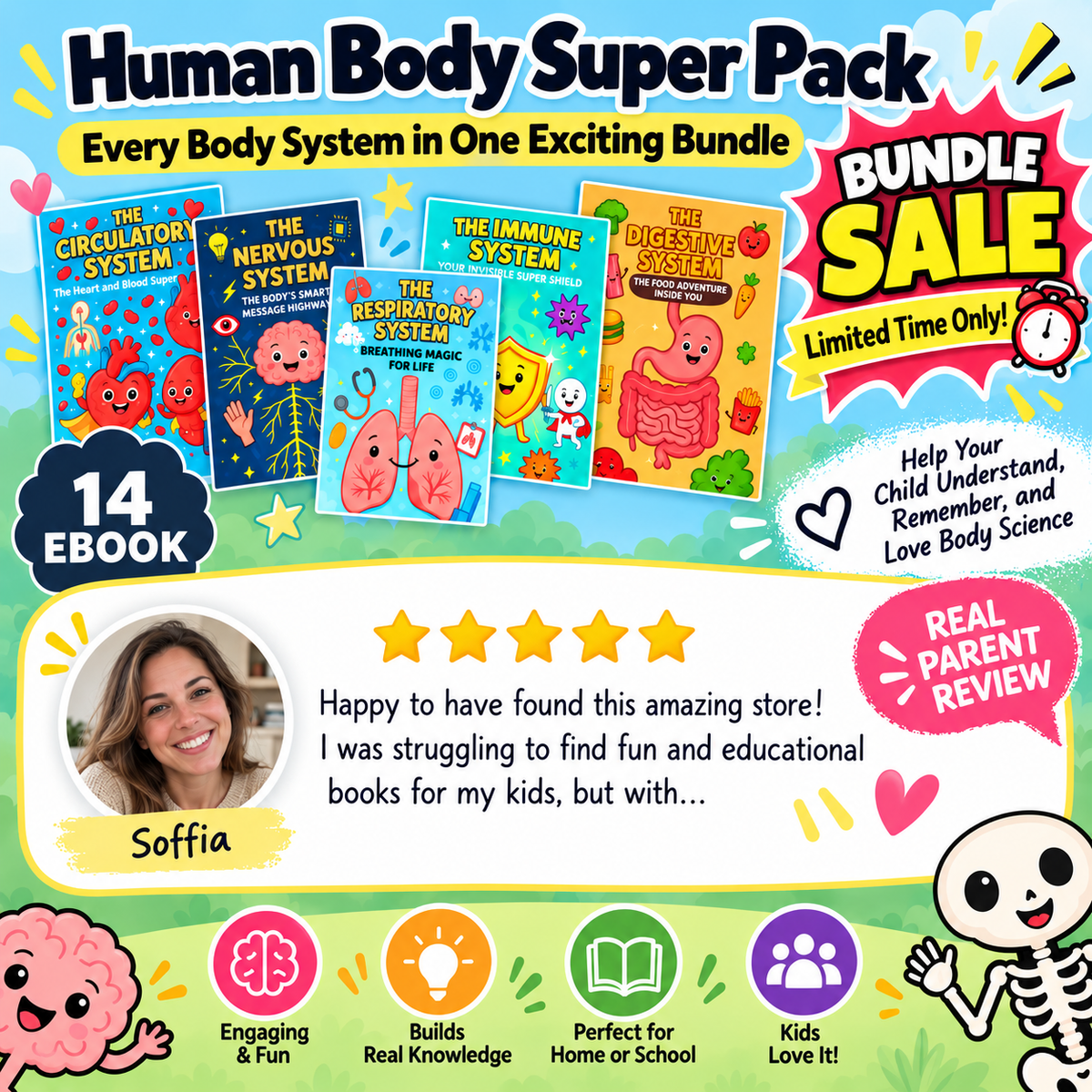 The Human Body Super Pack(14 Systems eBooks in One Bundle)
