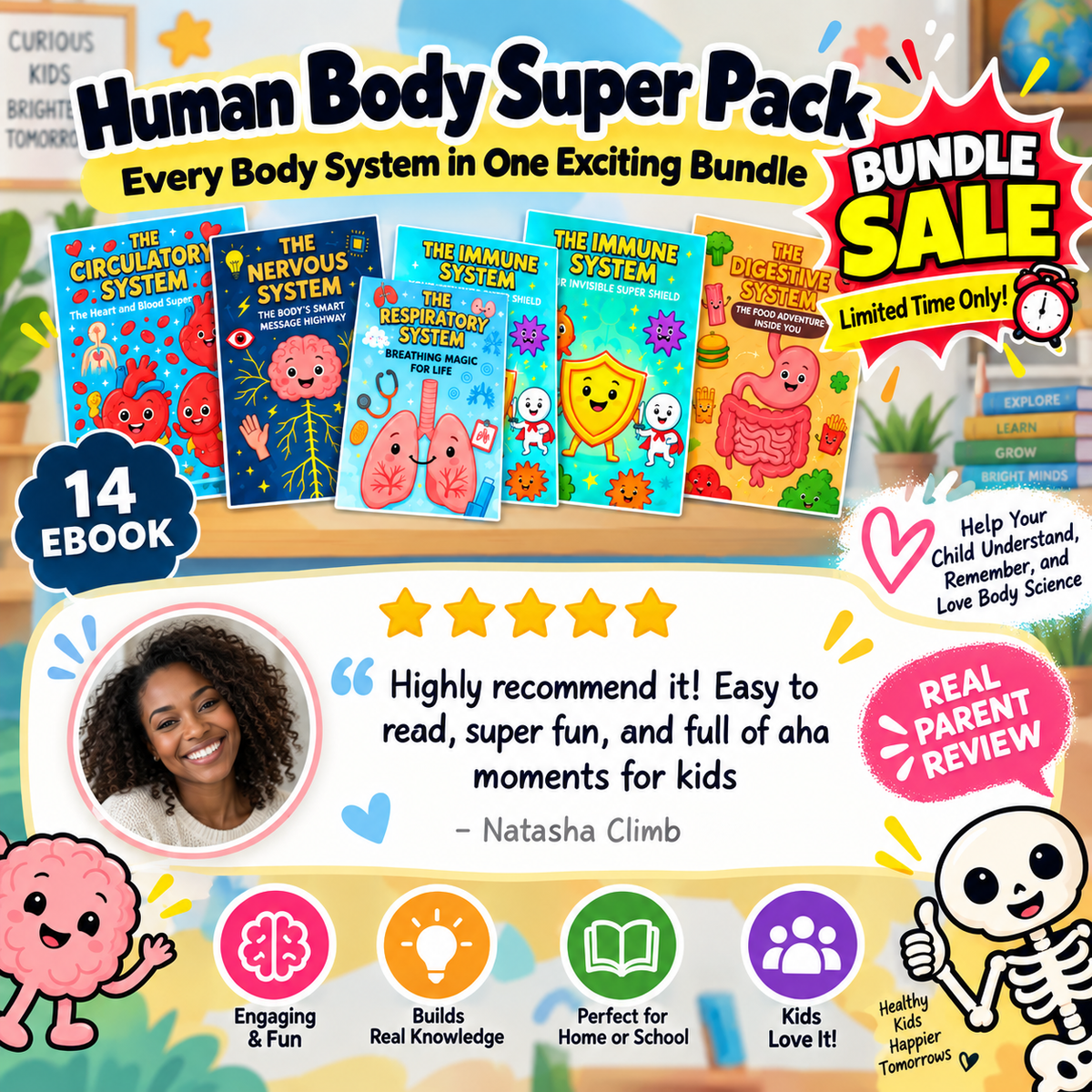 The Human Body Super Pack(14 Systems eBooks in One Bundle)